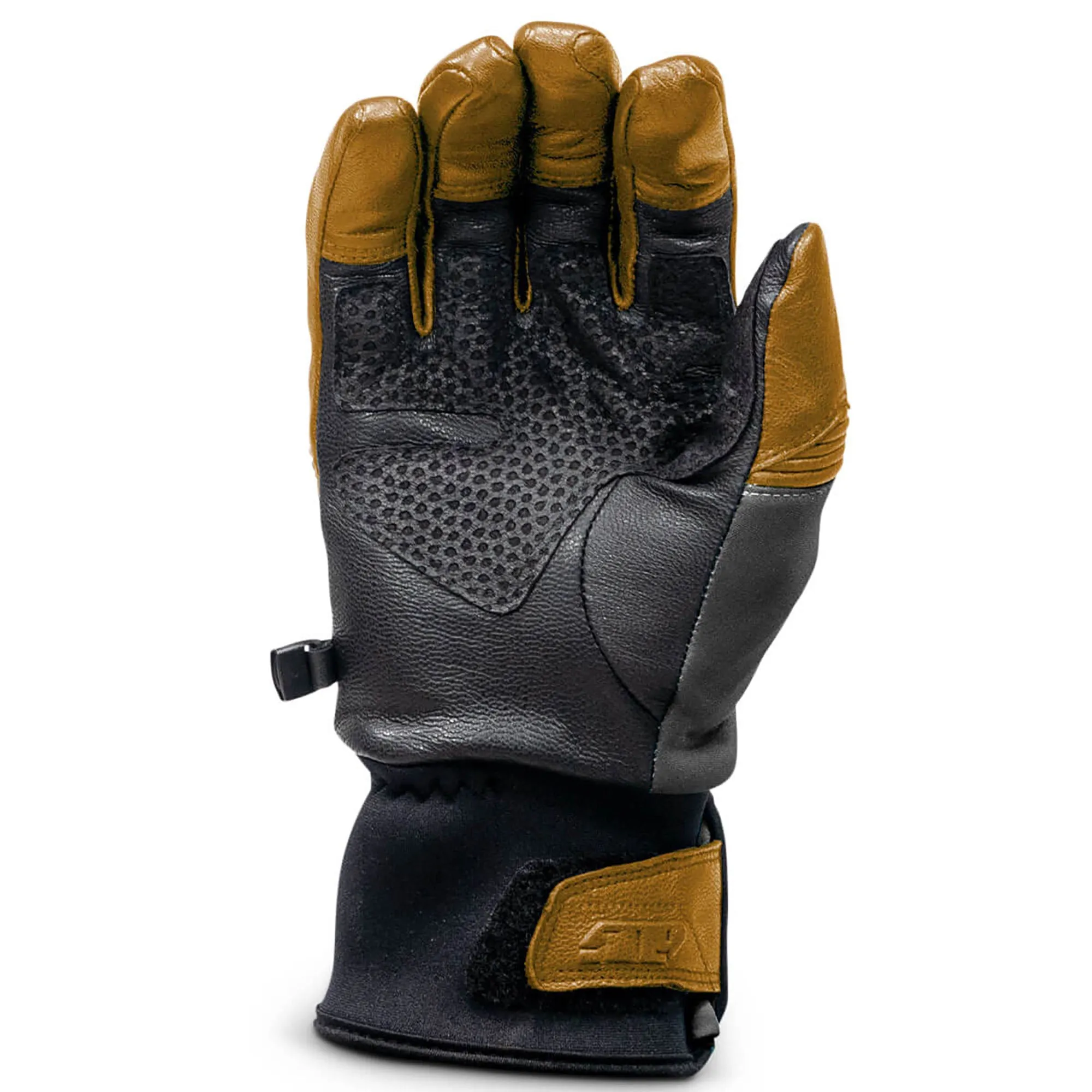 509  Stoke Snowmobile Gloves Insulated Leather Low Stretch Cuff Racing Buckhorn