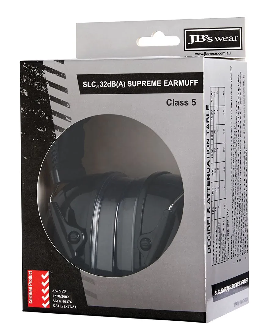 8M001 JB's 32dB SUPREME EAR MUFF
