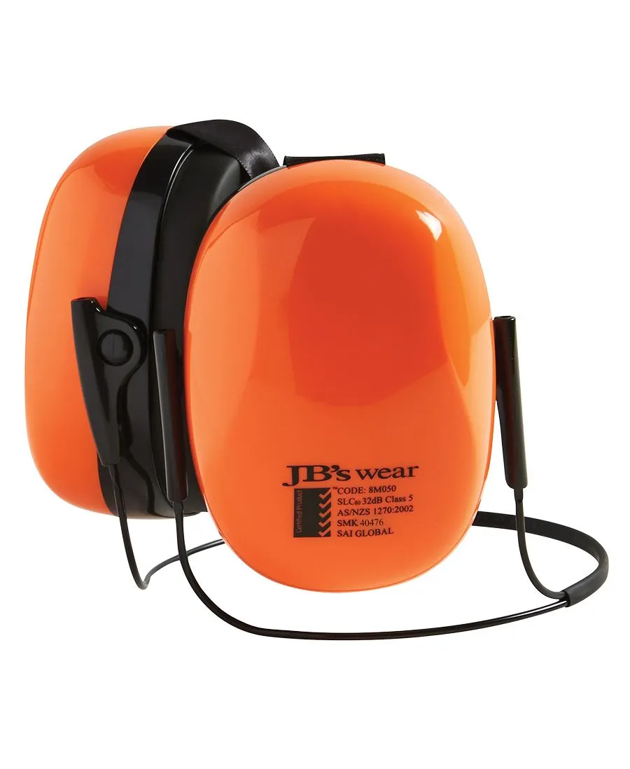8M050 JB's 32dB SUPREME EAR MUFF WITH NECK BAND