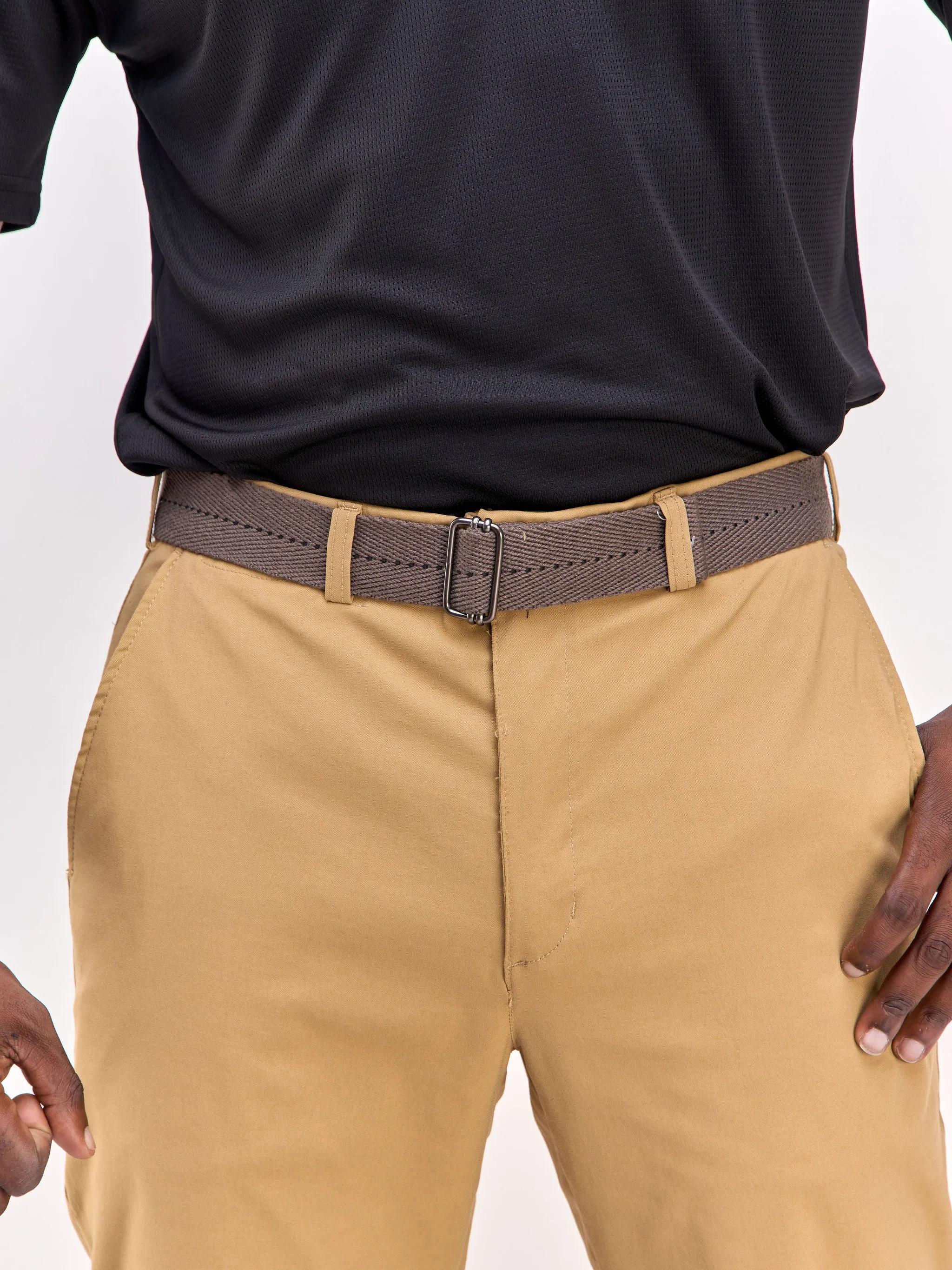 Alladin Webbing Belt Dotted - Grey
