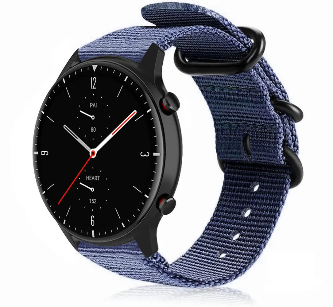 Amazfit GTR 2 Nylon Strap with Buckle (Blue)