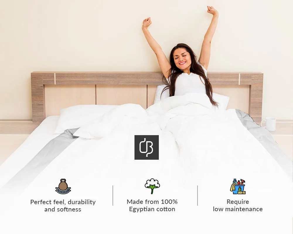 Best Selling Chocolate Two Tone Duvet Cover