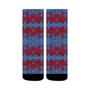 Between the Mountains Sierra Deep Lake Crew Socks