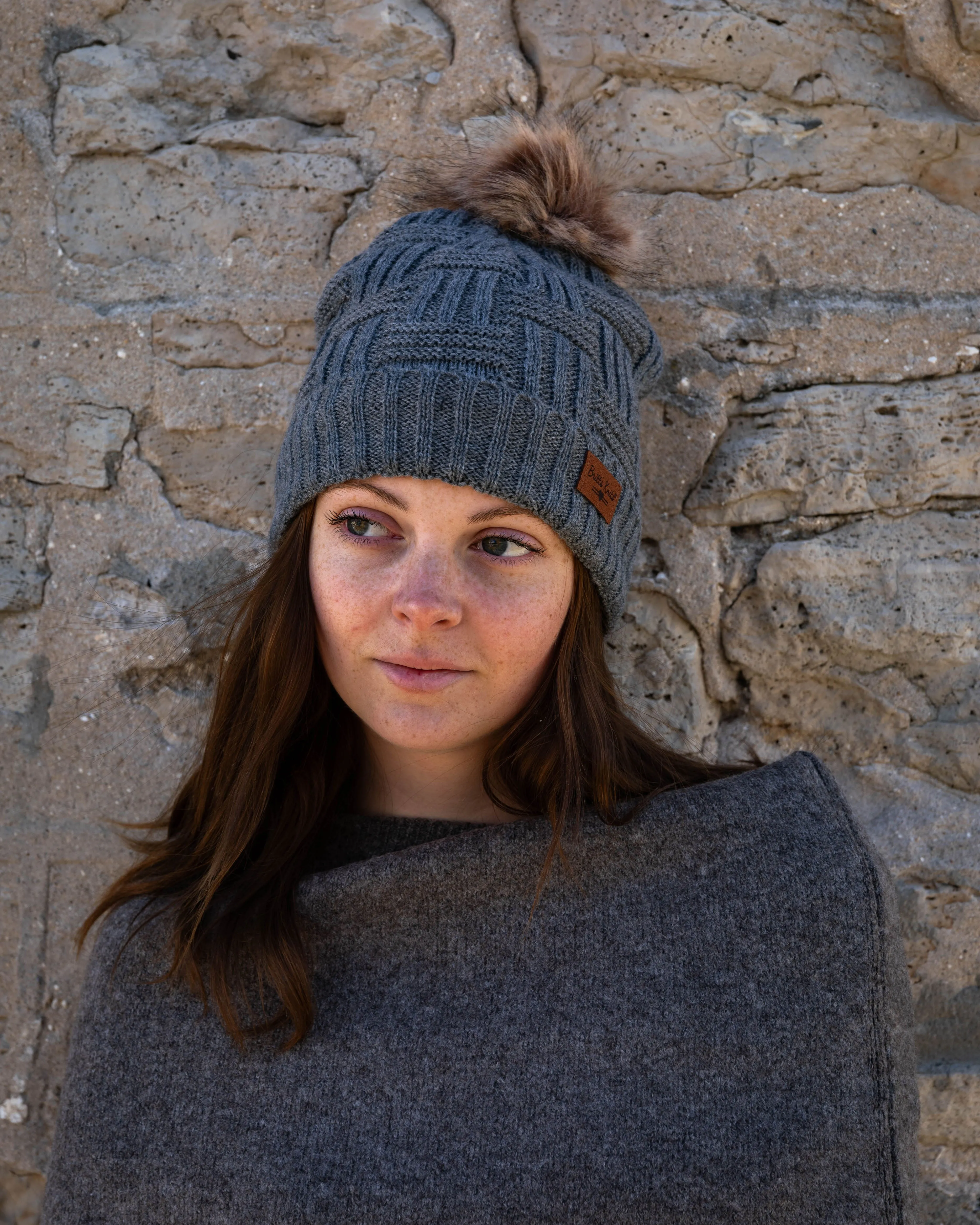Britt's Knit's Original Pom Hat