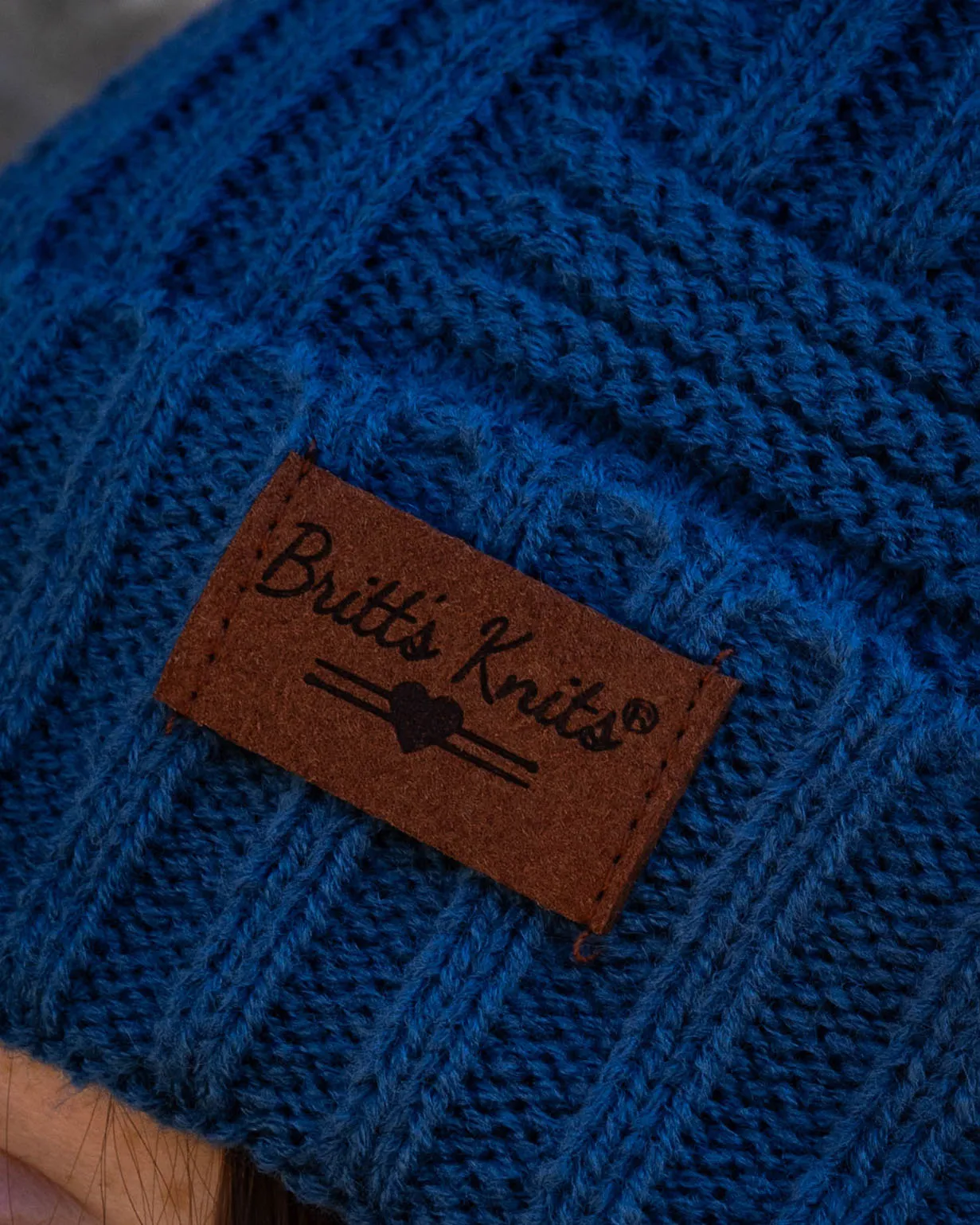 Britt's Knit's Original Pom Hat