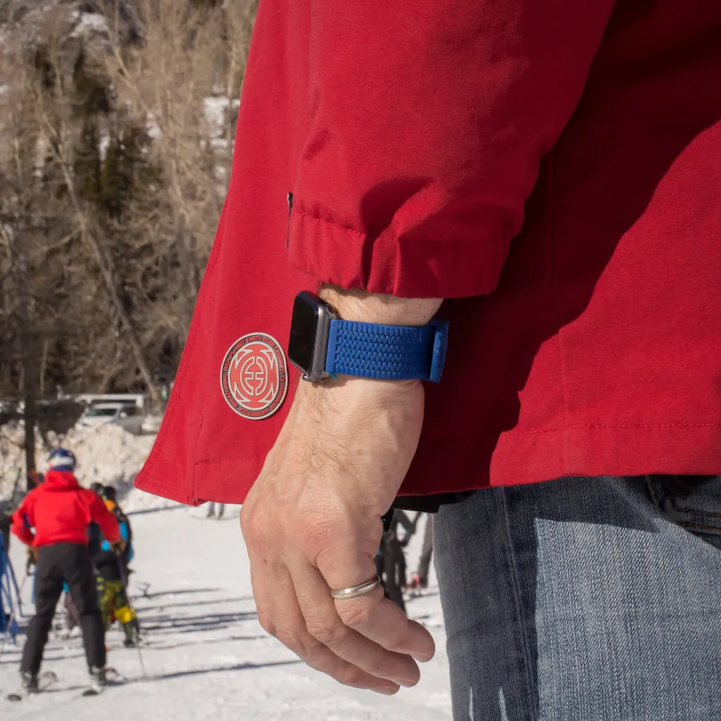 Carterjett Tire Tread Sport Apple Watch Band in Blue