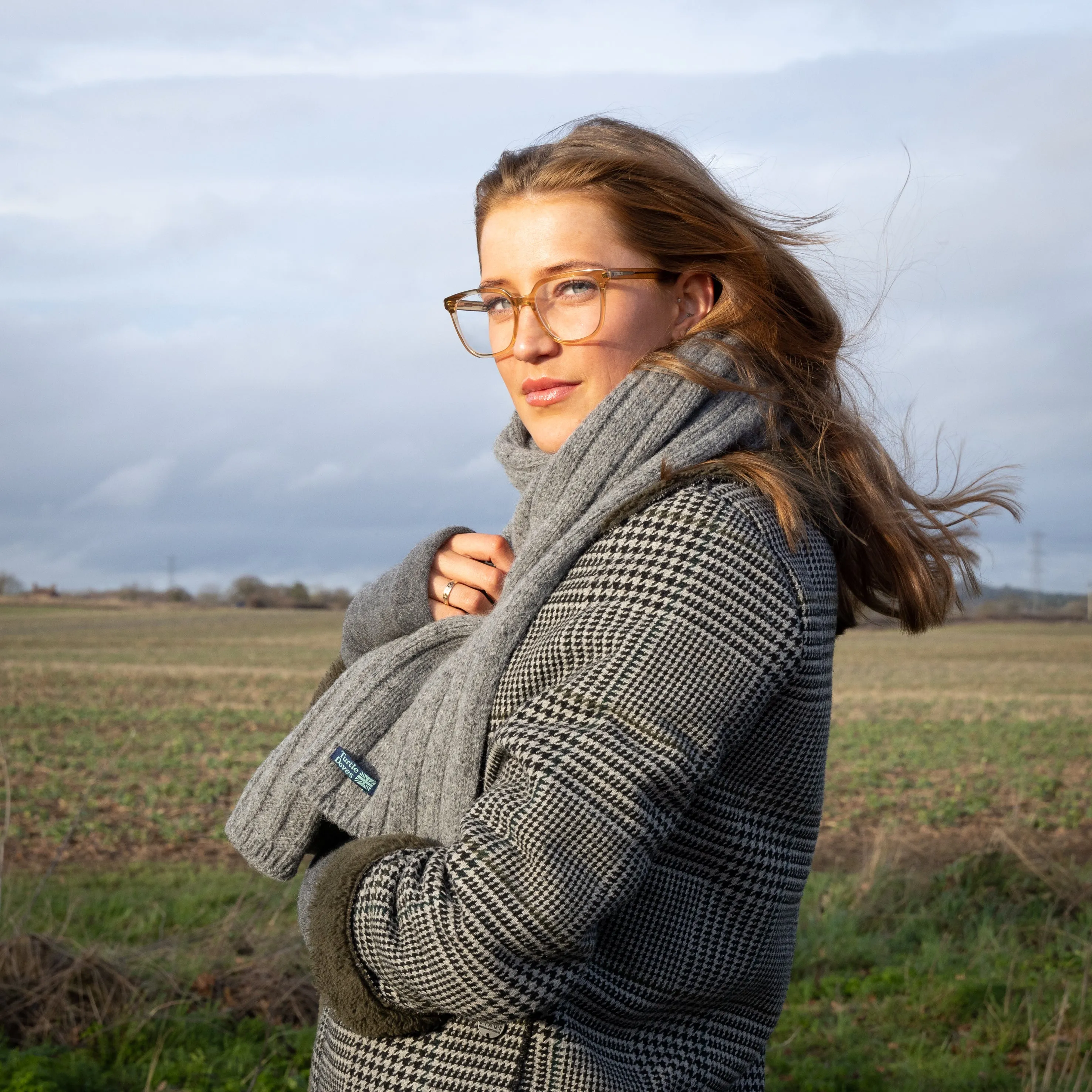 Cashmere and Wool Scarf
