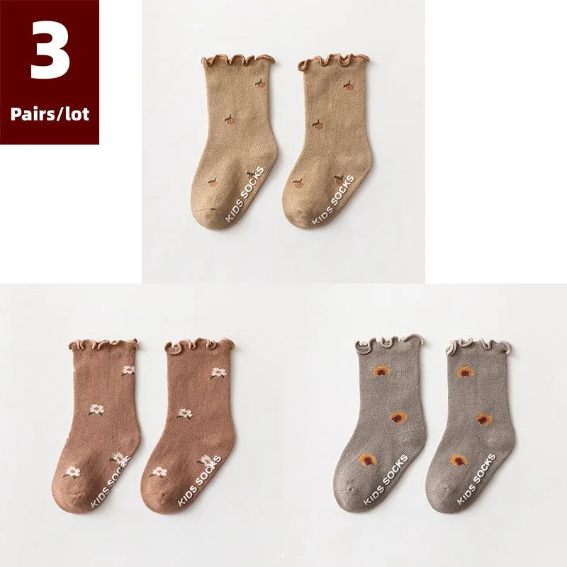 Children Socks/ Cotton Socks for Girls Boys Floor 0-3 yrs