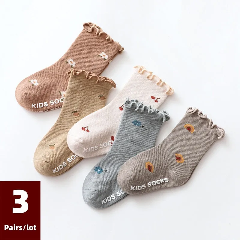 Children Socks/ Cotton Socks for Girls Boys Floor 0-3 yrs