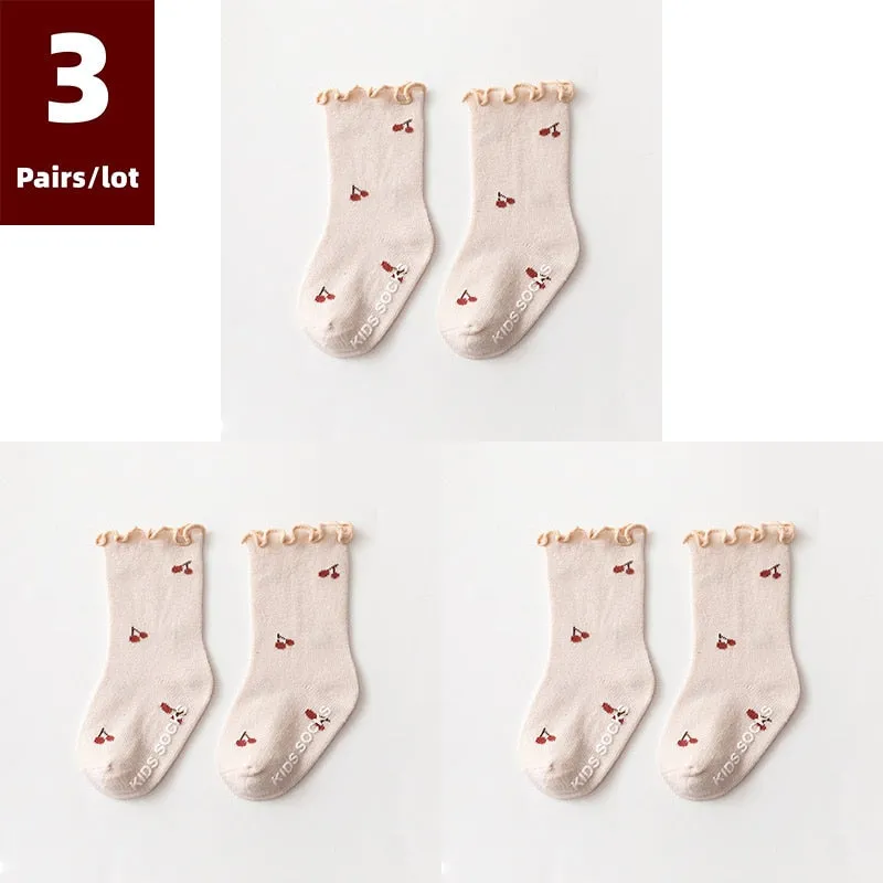 Children Socks/ Cotton Socks for Girls Boys Floor 0-3 yrs