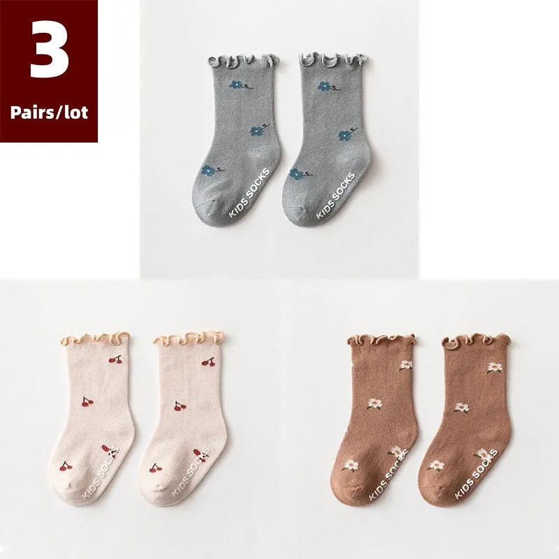 Children Socks/ Cotton Socks for Girls Boys Floor 0-3 yrs