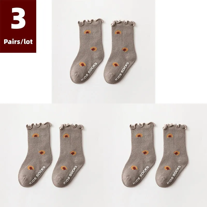 Children Socks/ Cotton Socks for Girls Boys Floor 0-3 yrs