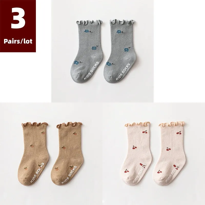 Children Socks/ Cotton Socks for Girls Boys Floor 0-3 yrs