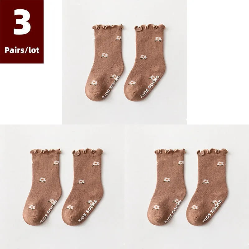 Children Socks/ Cotton Socks for Girls Boys Floor 0-3 yrs