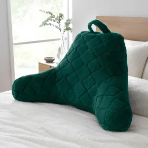 Cosy Diamond Cuddle Cushion Bottle Green