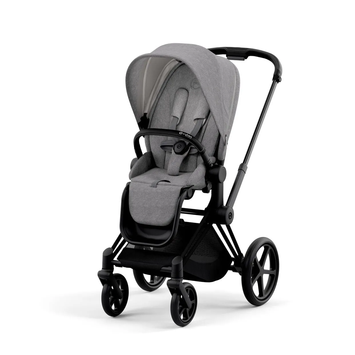 Cybex Priam Pram Matt Black 2022 PLUS