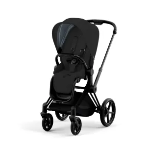 Cybex Priam Pram Matt Black 2022 PLUS