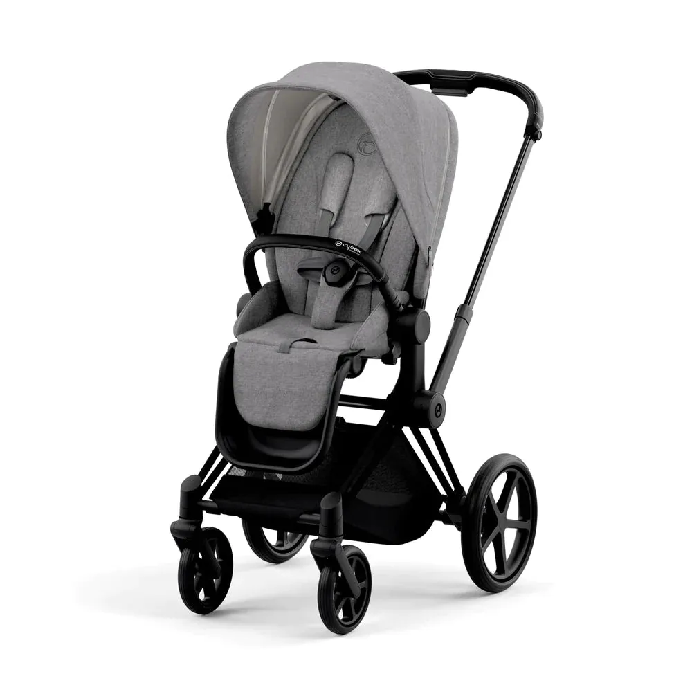Cybex Priam Pram Matt Black 2022 PLUS