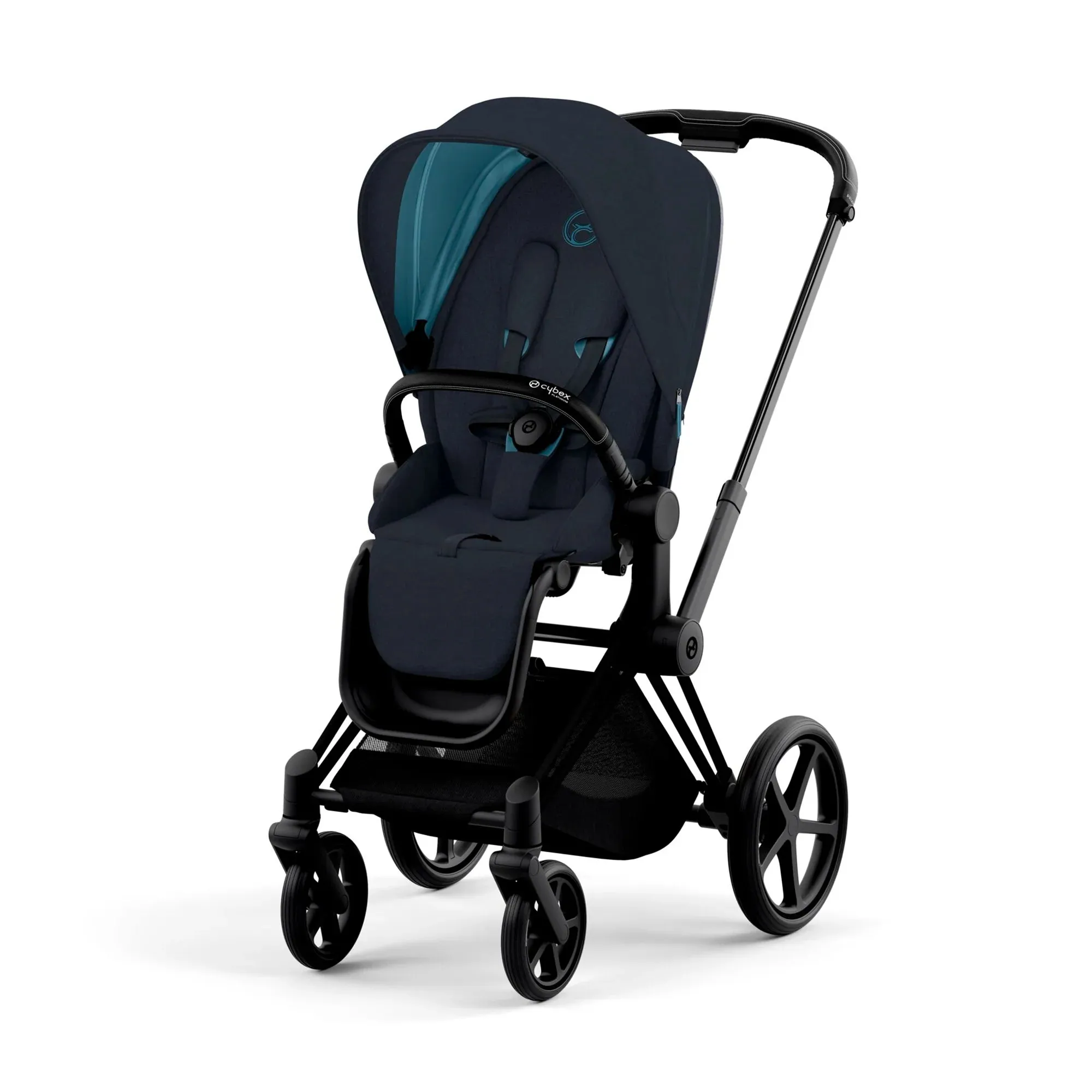 Cybex Priam Pram Matt Black 2022 PLUS