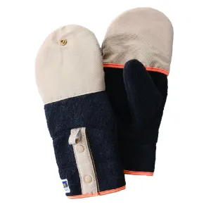 Elmer Gloves Recycled Wool Fleece Flip Top Glove Khaki