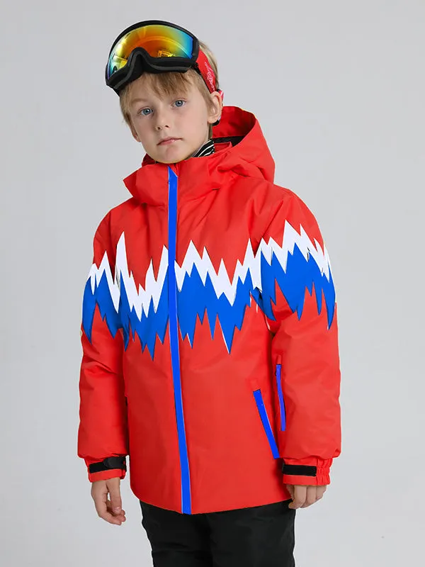 Girl & Boy's Duck Down Waterproof Snow Jacket