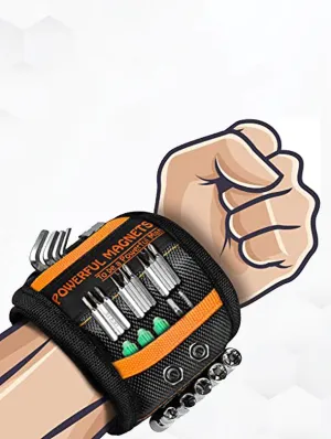 Hand Wrist Magnetic Tools Belt Holding Screws for Men