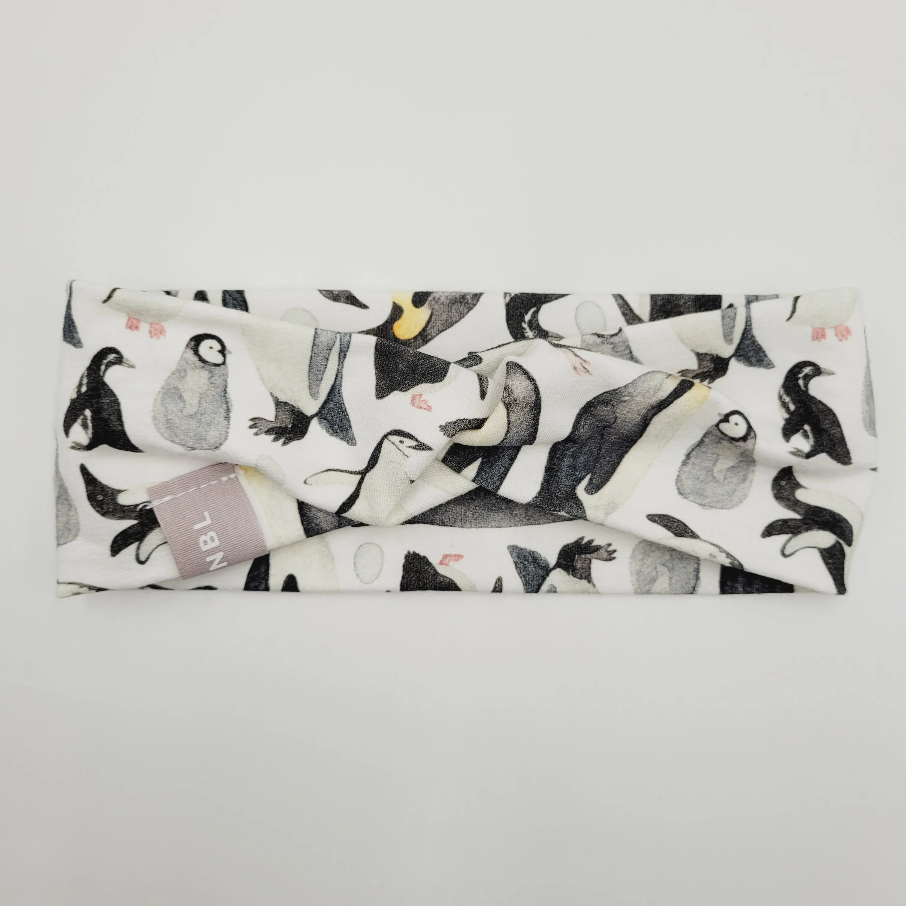 Knot Headband  (Penguins)