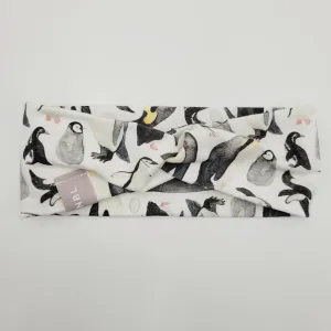 Knot Headband  (Penguins)