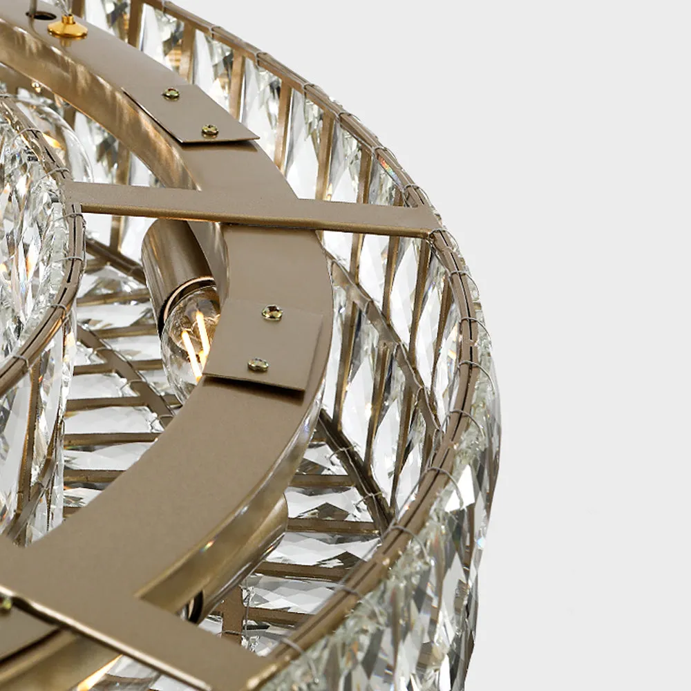 Luxury Style One Ring Crystal Chandelier