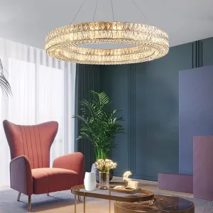 Luxury Style One Ring Crystal Chandelier