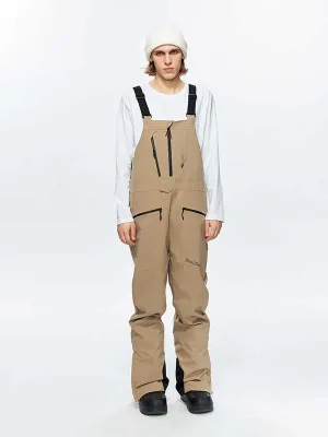 Men's High Experience Nature Love Snowboard Pants Snow Bibs