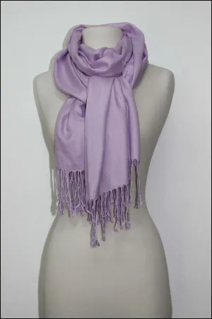 Pashmina Scarf with Fringed Edge