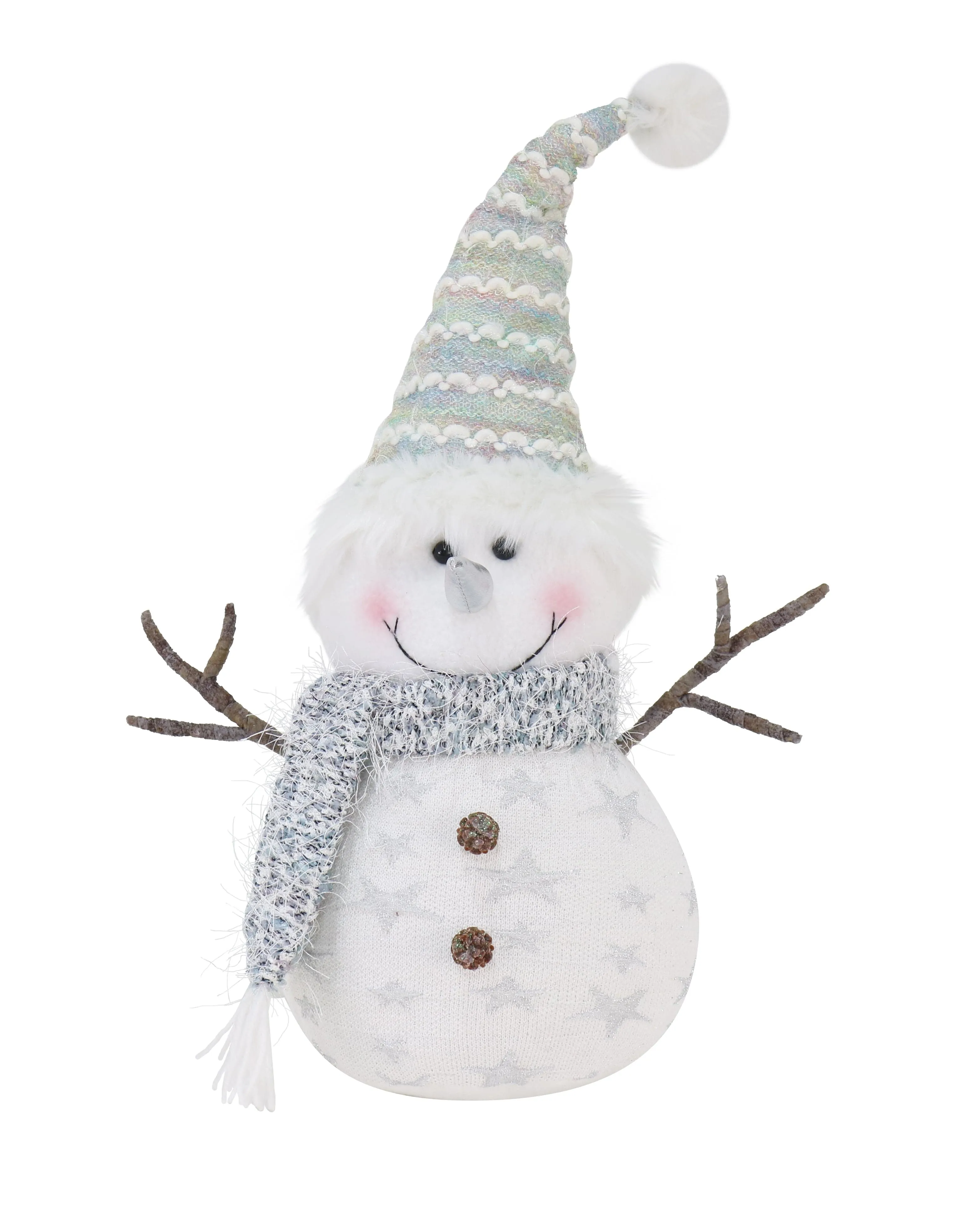 Silver Forest Snowman 2 Asst