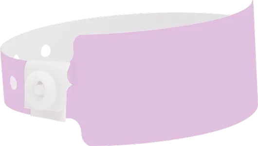 Soft Comfort 1" x 10", Wide Face, Snapped Wristband