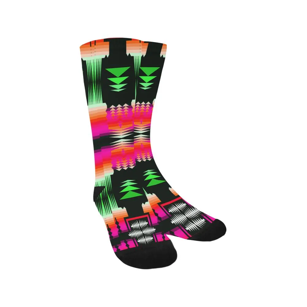 Sunset Lake Sage Trouser Socks