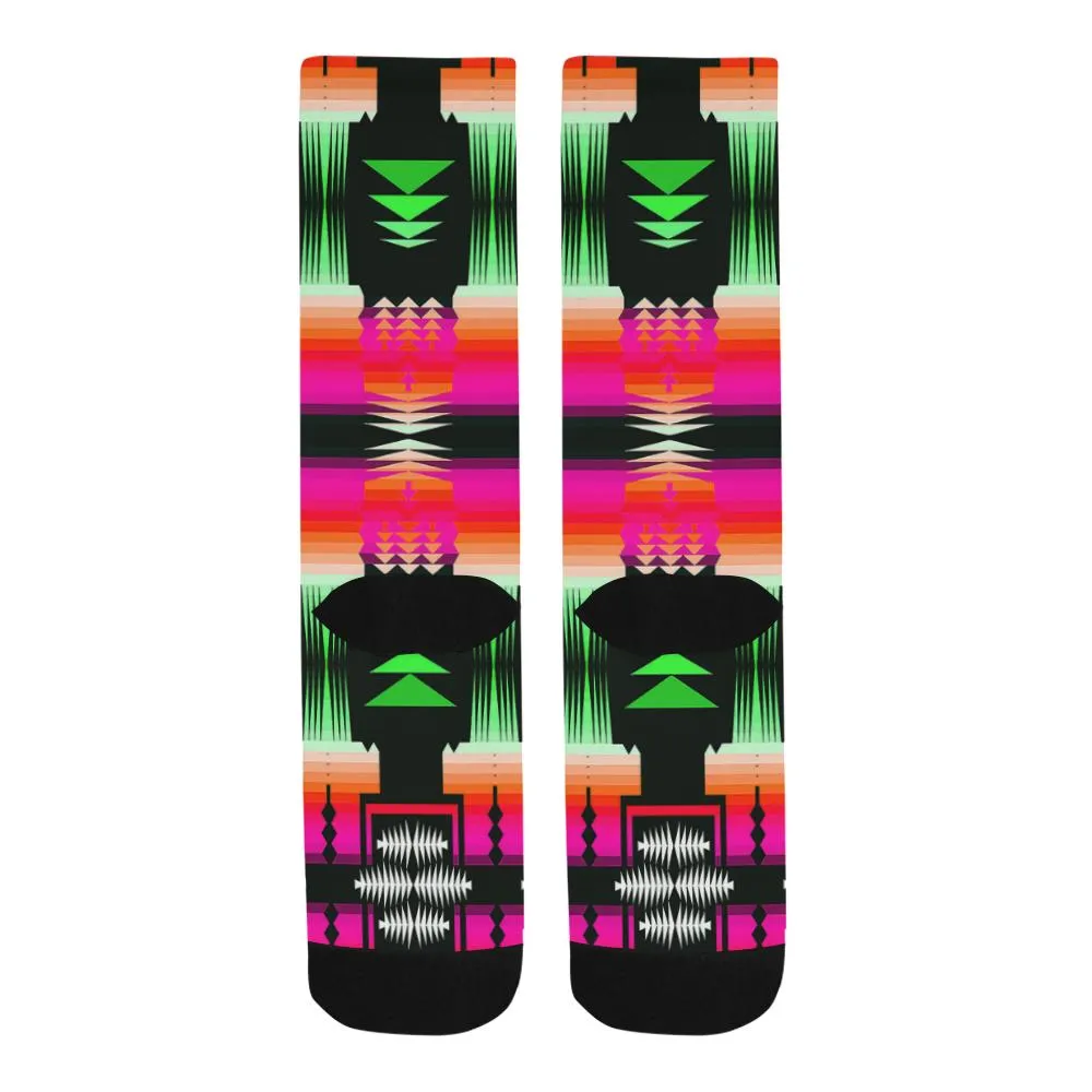 Sunset Lake Sage Trouser Socks