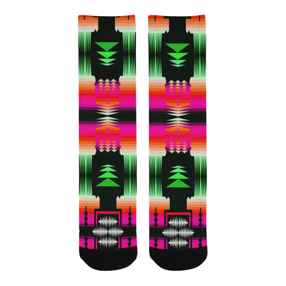 Sunset Lake Sage Trouser Socks