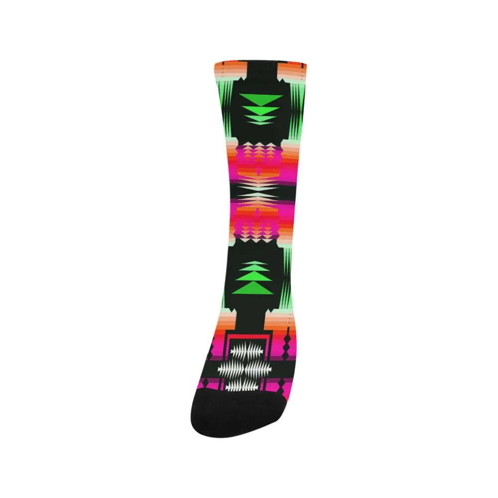 Sunset Lake Sage Trouser Socks