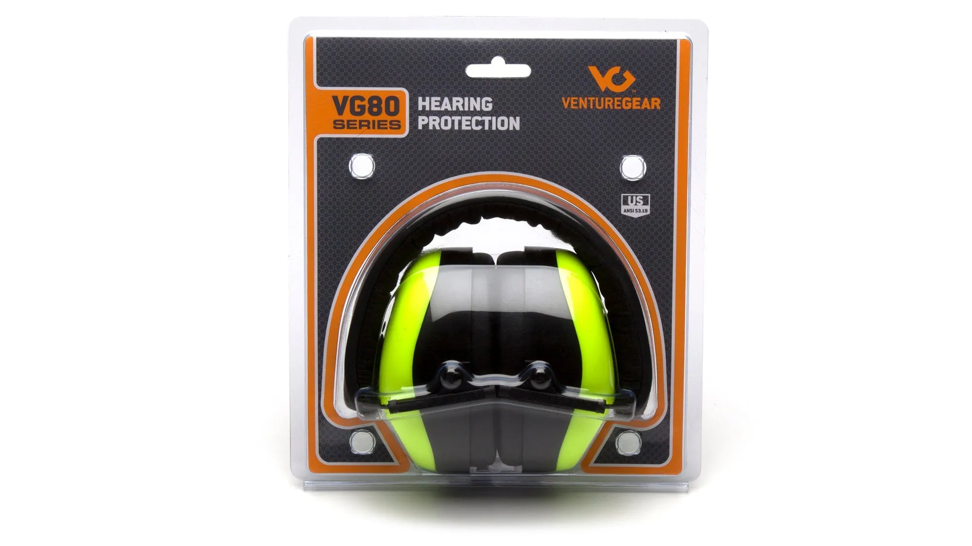 VG80 Series Low Profiel Earmuffs NRR 25dB | SNR 32dB